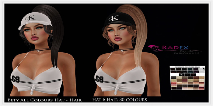 RADEX H-1 Mesh Bety All Colours Hat - Hair