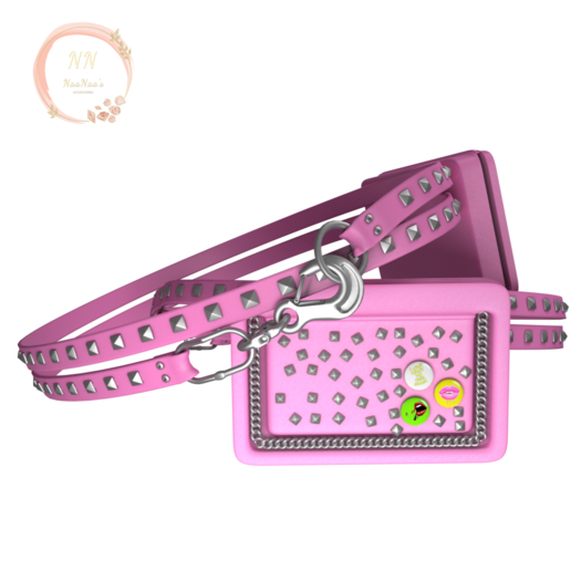 NaaNaa's Manja Garters & Purse [Pink]