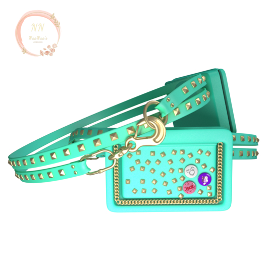NaaNaa's Manja Garters & Purse [Turquaz]