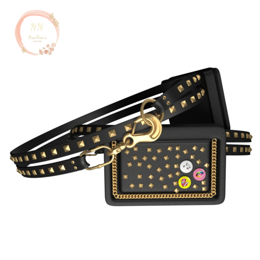 NaaNaa's Manja Garters & Purse [Black]