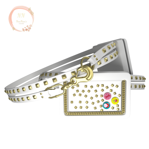NaaNaa's Manja Garters & Purse [White]