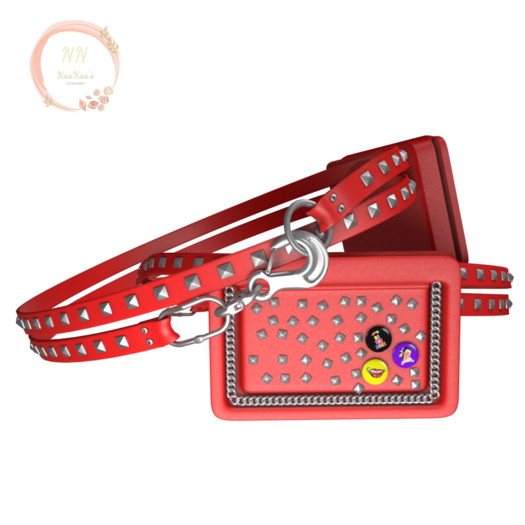 NaaNaa's Manja Garters & Purse [Red]