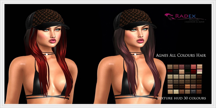 RADEX H-1 Mesh Agnes All Colours Hat-Hair