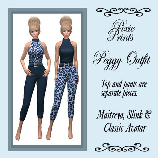 Pixie Prints Peggy Outfit - Blue