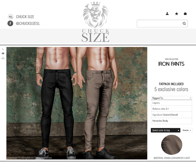 CHUCK'S IRON PANTS SAND