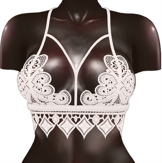 Kaithleen's Embroidery Top - White