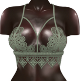 Kaithleen's Embroidery Top - Green