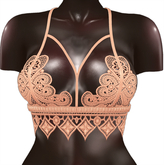 Kaithleen's Embroidery Top - Gold