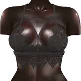 Kaithleen's Embroidery Top - Black