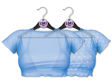 Loki - Ashley Ruffle Tee & Bra - Sky