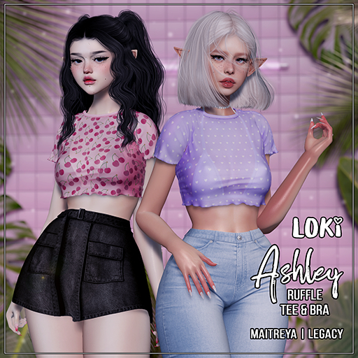 Loki - Ashley Ruffle Tee & Bra - FATPACK