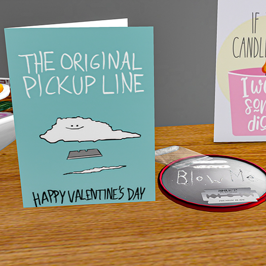 [high v.] blow me valentine