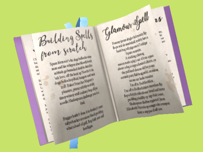 DISORDERLY. / Moon Bath / Reading Material / Purple