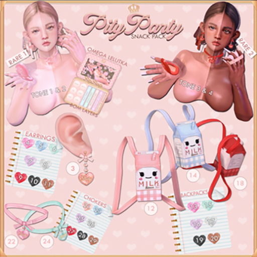 18 [ Pity Party ] Snack Pack Milk Backpack {RedVelvet}