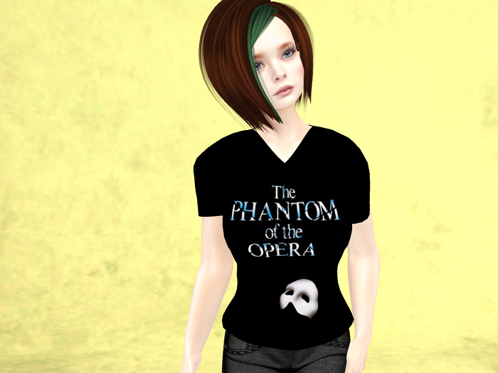 Cinema-Phantom of the Opera-Ladies V-neck T-shirt
