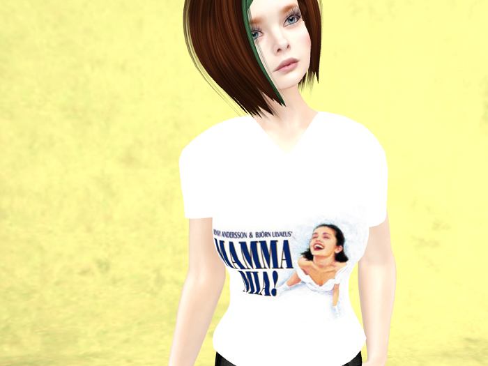 Cinema-Mamma Mia-Ladies V-neck T-shirt