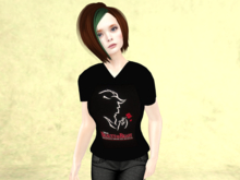Cinema-Beauty & the Beast-Ladies V-neck T-shirt