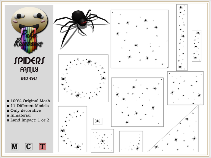 [PR] Spiders Family Red Eyes (Boxed)