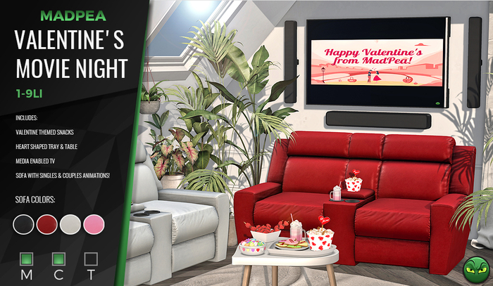 MadPea Valentine's Movie Night