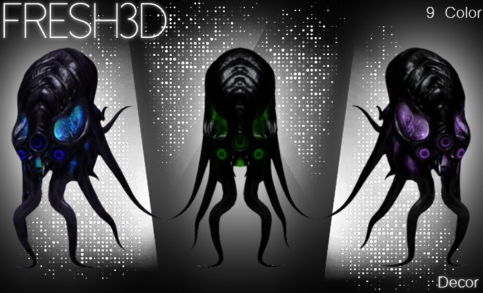 FRESH3D Alien Octopus