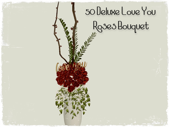 [AE] Gift Shop- 50 Deluxe Love You Roses