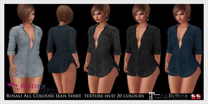 RADEX F 103 Mesh Rosali All Colours Jean Shirt