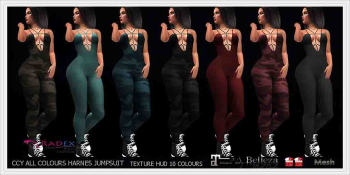 RADEX F 103 Mesh Ccy All Colours Harness Jumpsuit