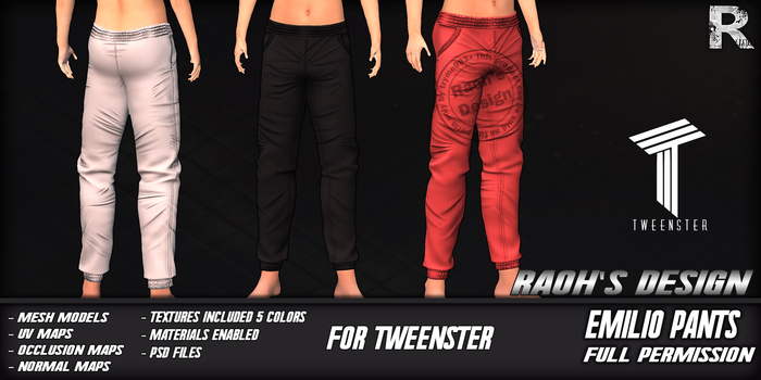 -Raoh- Emilio Pants TWEENSTER