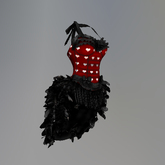 Red Valentine Hearts Maitreya Corset