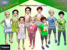 Toddler Boy + Toddler Girl (Mahonie Shop)