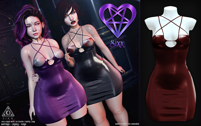 - sixx - Devilish Dress - Red