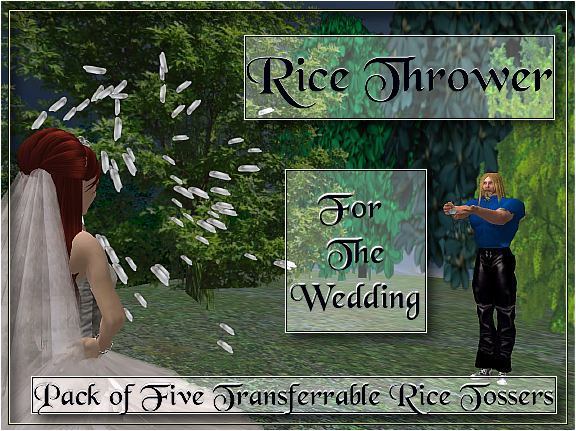 Rice Throwers For The Wedding - 5 pack