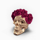 -tres blah- Eclectic Collection - Skull w/ Dark Roses