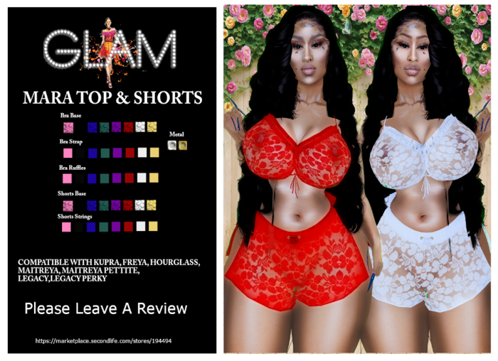 ***MARA TOP & SHORTS W/HUD***