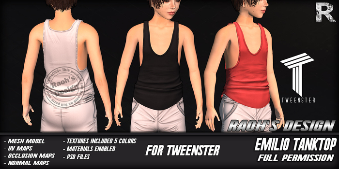 -Raoh- Emilio Tank Top TWEENSTER -DEMO-