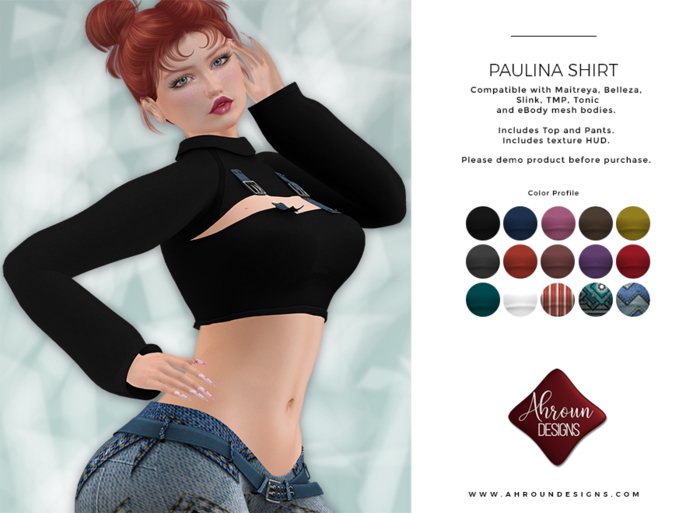 [Ahroun Designs] Paulina Shirt