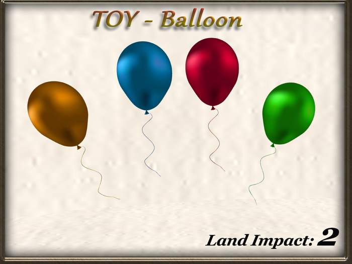 TOY - Balloon Set  (2 Li) Full Perm