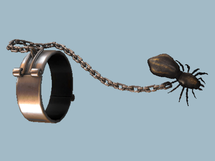 DISORDERLY. x.random.Matter. / INFESTED / SPIDER PET / SILVER