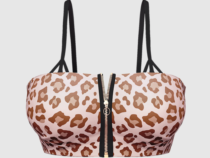 Sweet Thing. Picnic Tubetop - Leopard Natural - Part of the Tiger Queen Collection