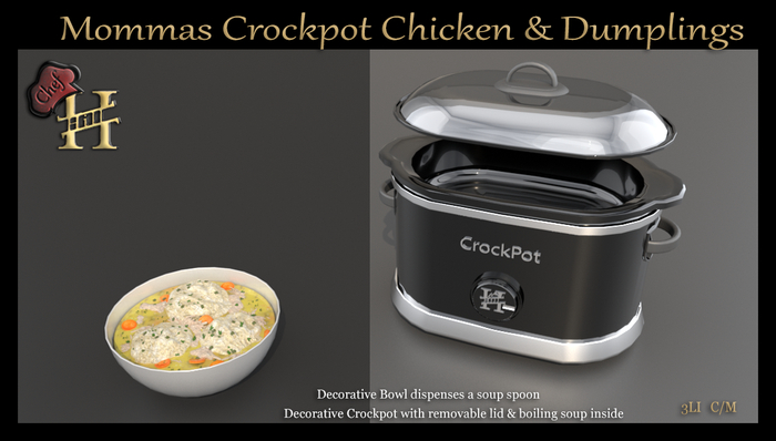 Chef HILL - Mommas Crockpot Chicken & Dumplings 