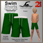 Swim Shorts [2cute] Green