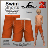 Swim Shorts [2cute] Orange
