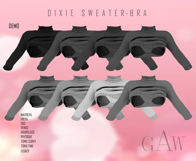GAW Dixie Sweater&Bra DEMO