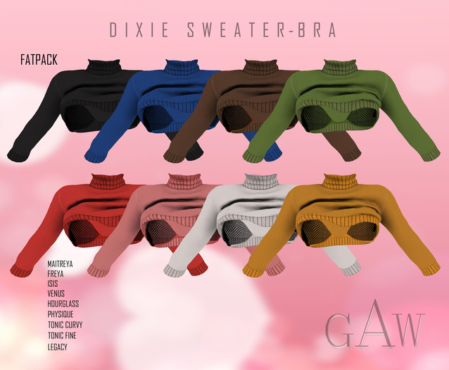 GAW Dixie Sweater&Bra FATPACK