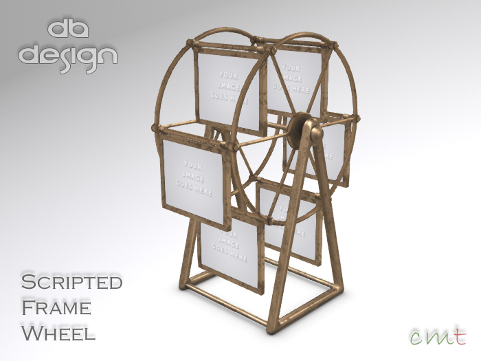 ::db:: Scripted Picture Frames Wheel Bronze (add)