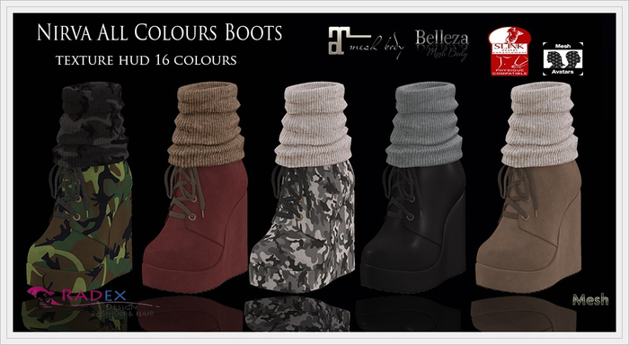 RADEX Mesh Nirva All Colours Boots