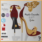 :: RUE :: Vixen Heels - ReptileCollection PYTHON RED [ADD]