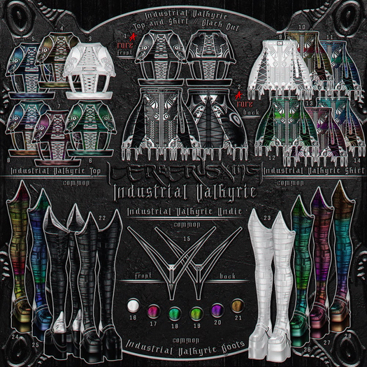 16. [CX] Industrial Valkyrie - Undie // M // White Out