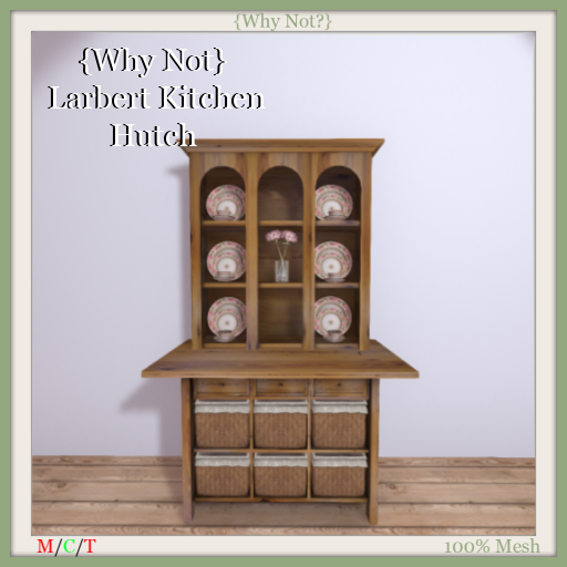 {Why Not} Larbert Kitchen Hutch-Boxed