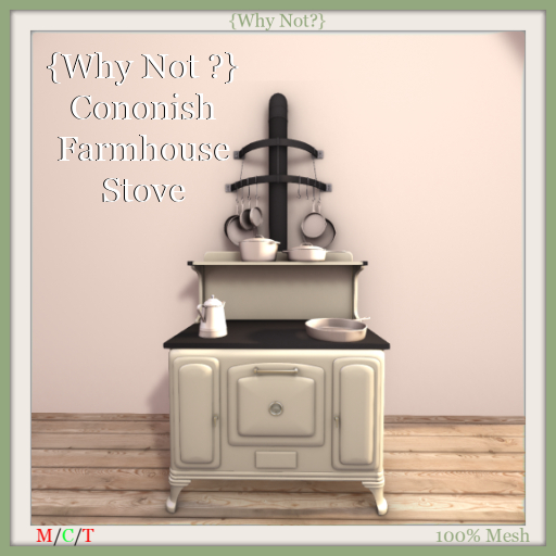 {Why Not ?} Cononish Farmhouse Stove-Boxed